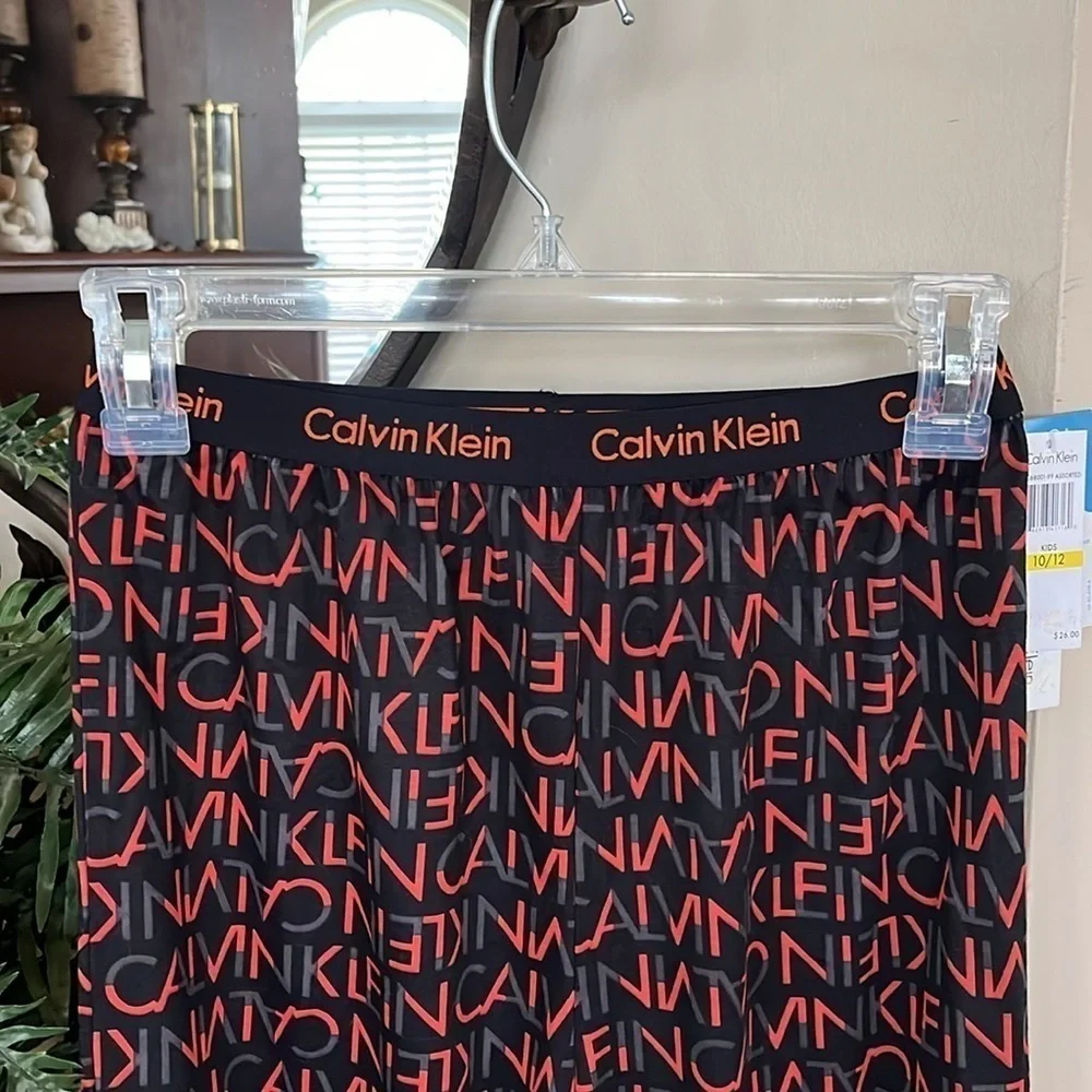 Brand New Calvin Klein Sleep Pants Flame Resistant Stretch Waist Pajama Bottom